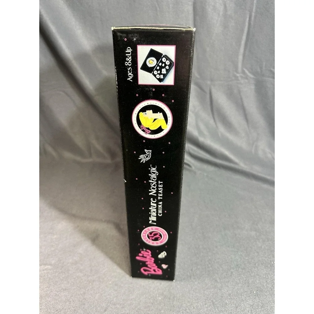 Vintage Barbie 35th Anniversary Limited Edition Tea Set Collector Display Mattel